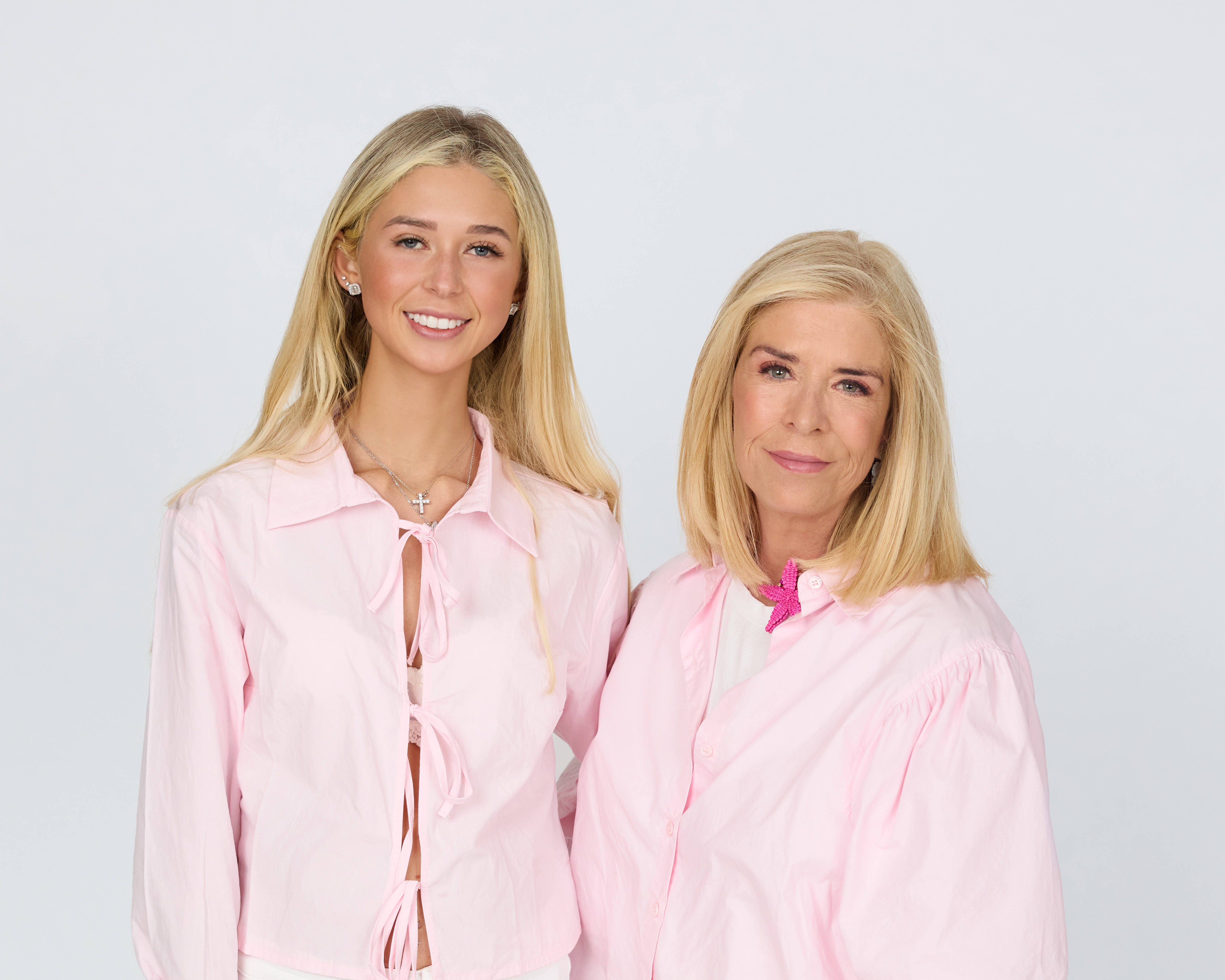 Event co-chairs Abigail Spencer Walsh, left, and Lauren Walsh, right